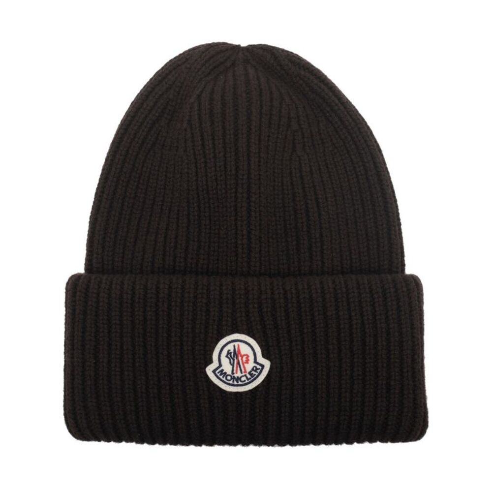 Moncler Men Logo Patch Beanie